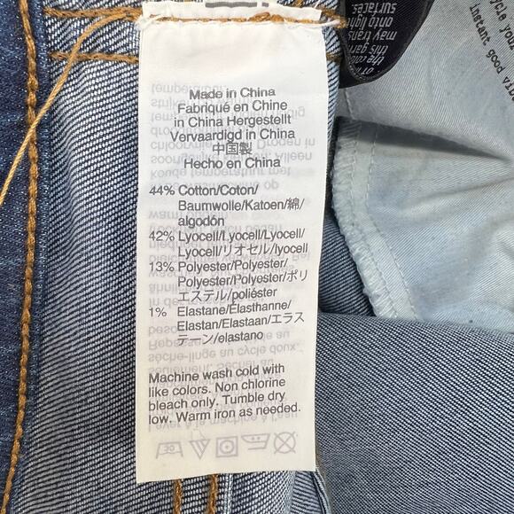 Madewell Jeans Women's 25 (2) Blue 10" High Rise Skinny Crop Button Fly Normcore - Picture 7 of 13